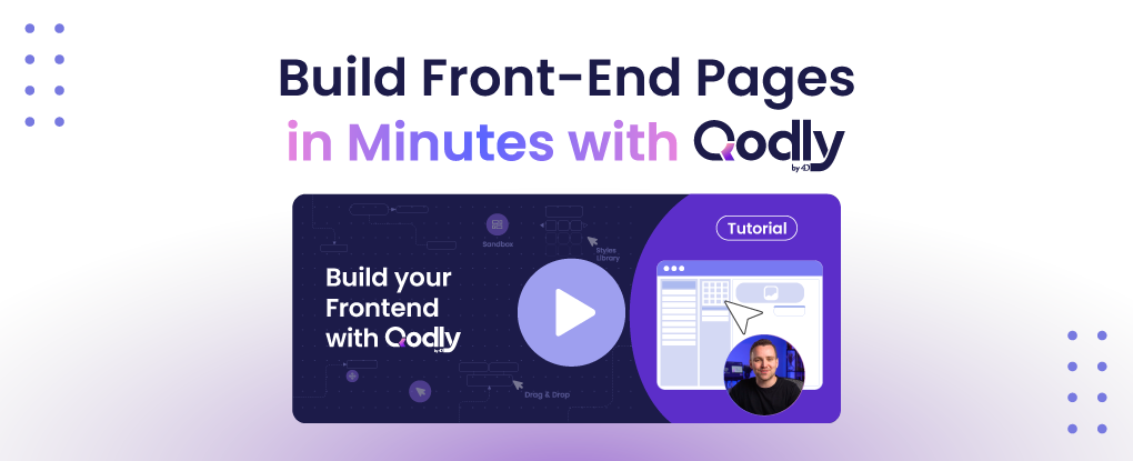 Build Beautiful Front-End Pages in Minutes with Qodly