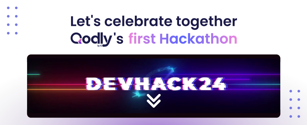 Let's celebrate together Qodly's first Hackathon: DevHack24!